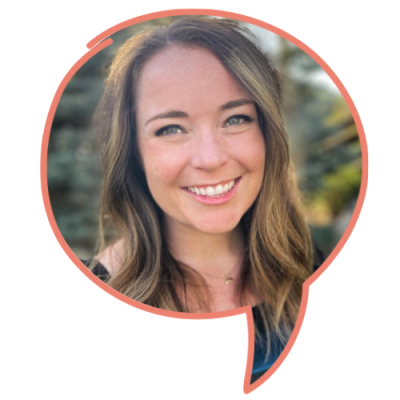 Speech Bubble Salmon Border