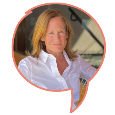 Speech Bubble Salmon Border