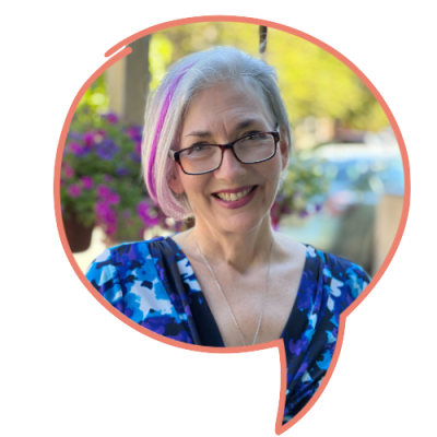 Speech Bubble Salmon Border