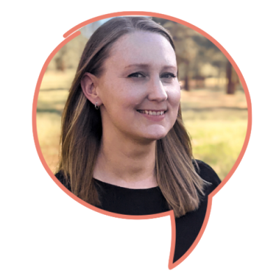 Speech Bubble Salmon Border - JS