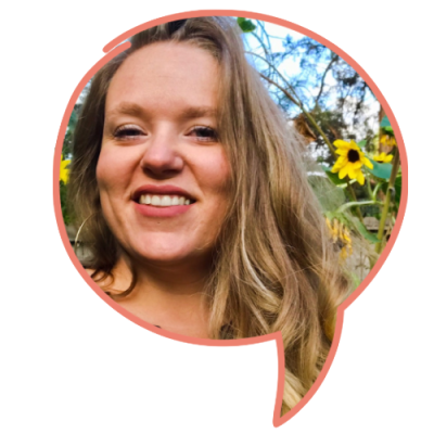 Speech Bubble Salmon Border